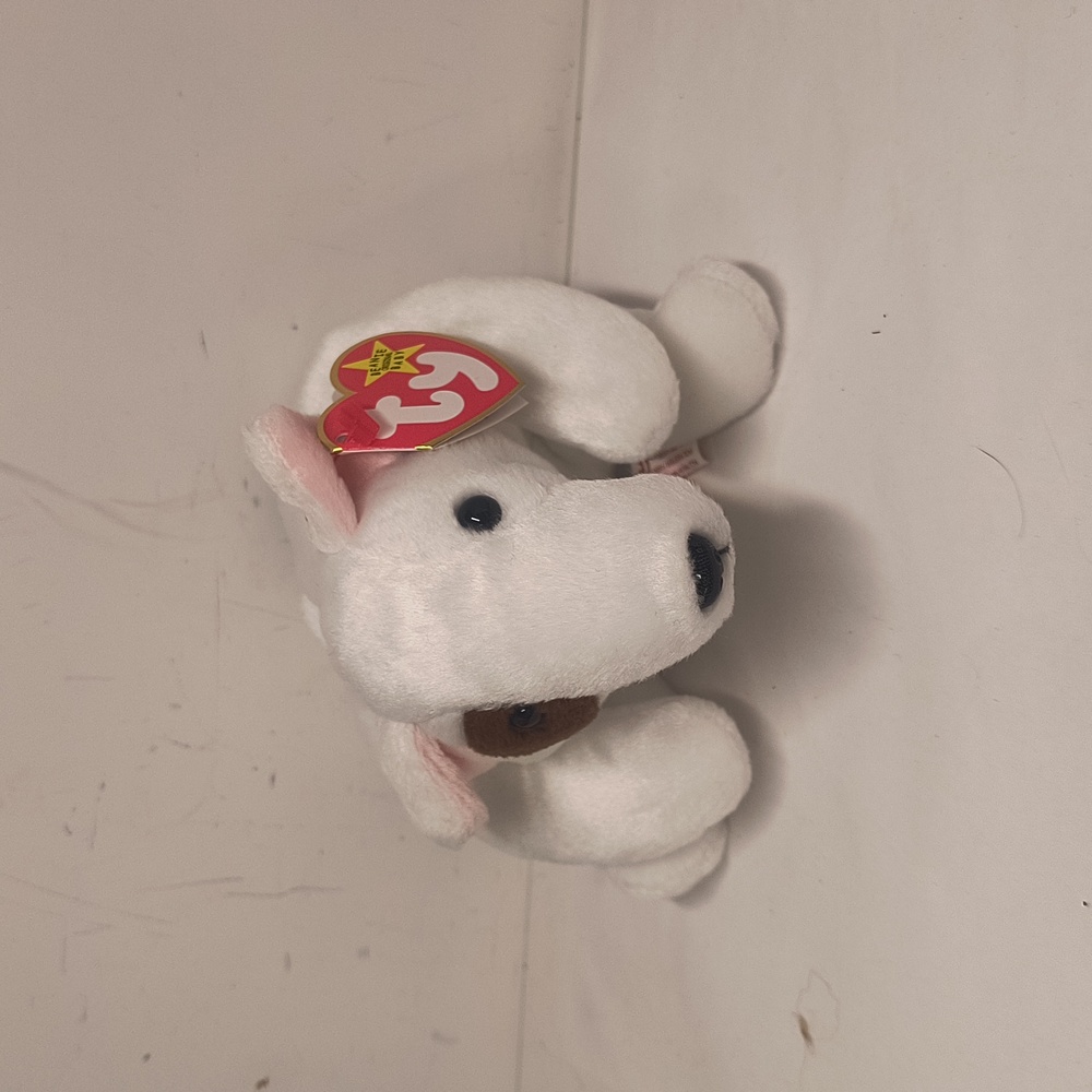 BUTCH the Bull Terrier Ty Beanie Baby – Retired Original in MINT Condition